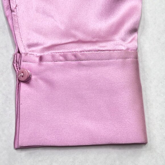 Zara Lapel Faux Wrap Satin Effect Draped Mini Shirt Dress Lavender Sz M - NWT - Picture 6 of 11